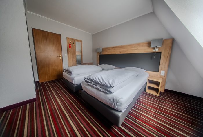 Doppelzimmer unter der Dachschräge